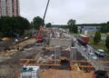 Ehitusmahud kasvasid 2018. Haabersti ristmiku ehitus, 2018. Foto: Nordecon