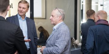 Tiit Kerem (otsevaates) EKELi aastakoosolekul mai 2018. Foto: EKEL