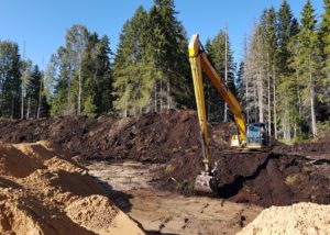 Tallinna-Tartu maantee Ardu-Võõbu teelõik, turba väljakaeve. Foto: GRK Infra AS