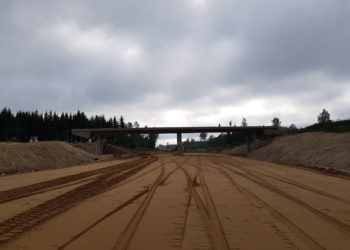 Tallinna-Tartu maantee Ardu-Võõbu teelõigul Pala viadukt. Foto: GRK Infra AS