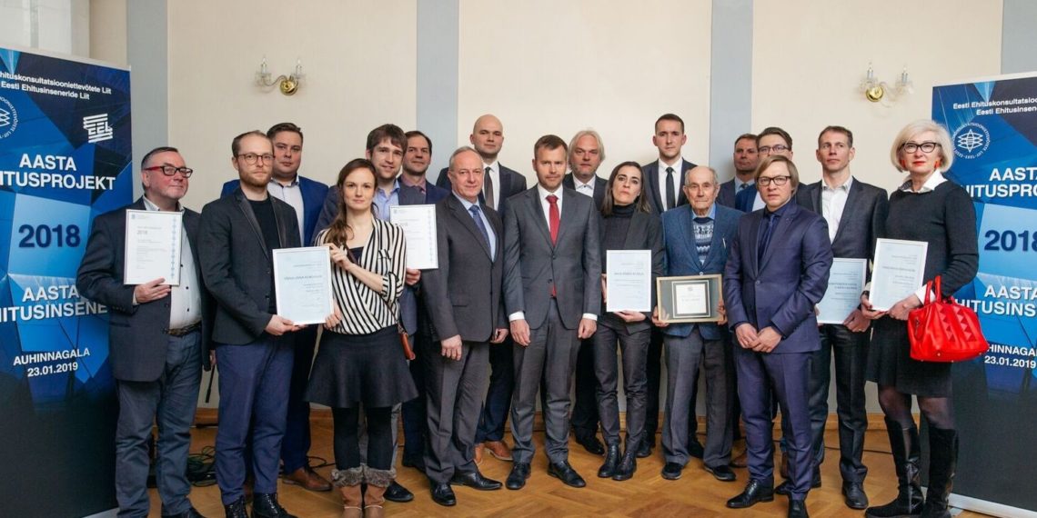 Auhinnagala Aasta Ehitusprojekt Aasta Ehitusinsener 2018. Foto: Raul Mee