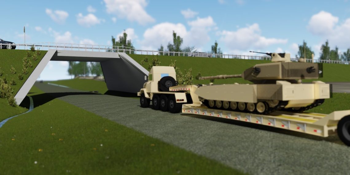 Maanteeameti ida regioonis kaitseväe keskpolügooni eritasandiline ristumine