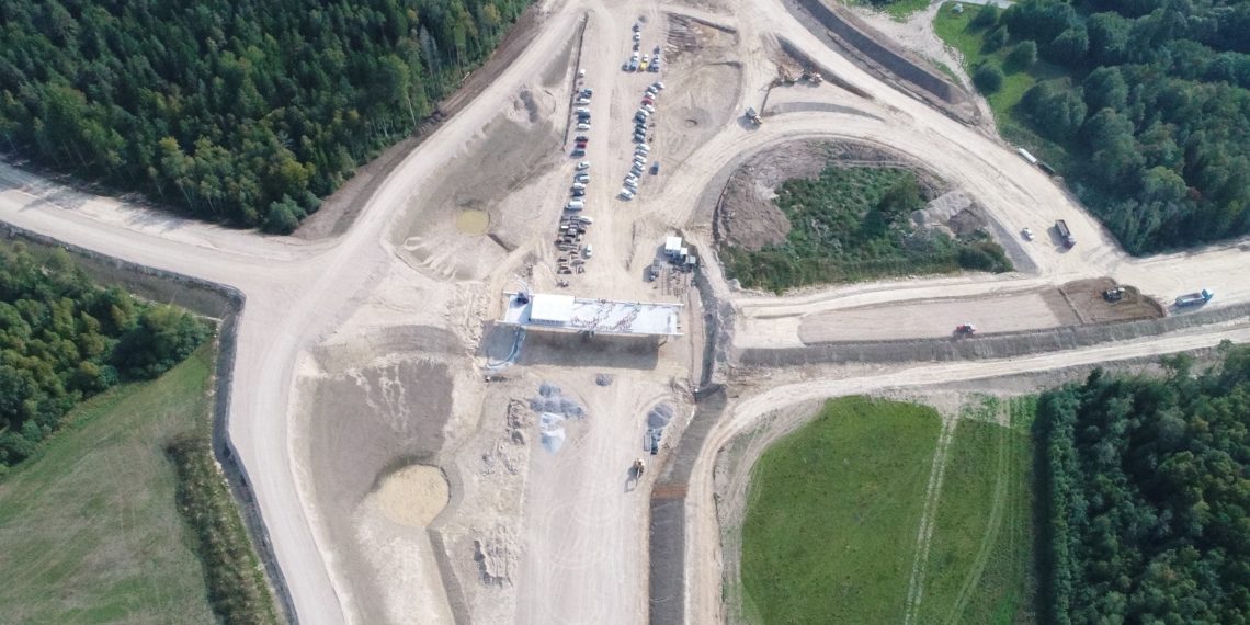 Maanteeameti lõuna regiooni teetööd. Ardu liiklussõlm. Foto: GRK Infra AS