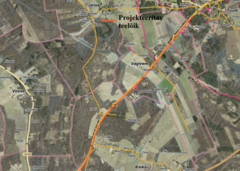 Teetööd Maanteeameti lääne regioonis. Tuudi-Ridase lõigu skeem.