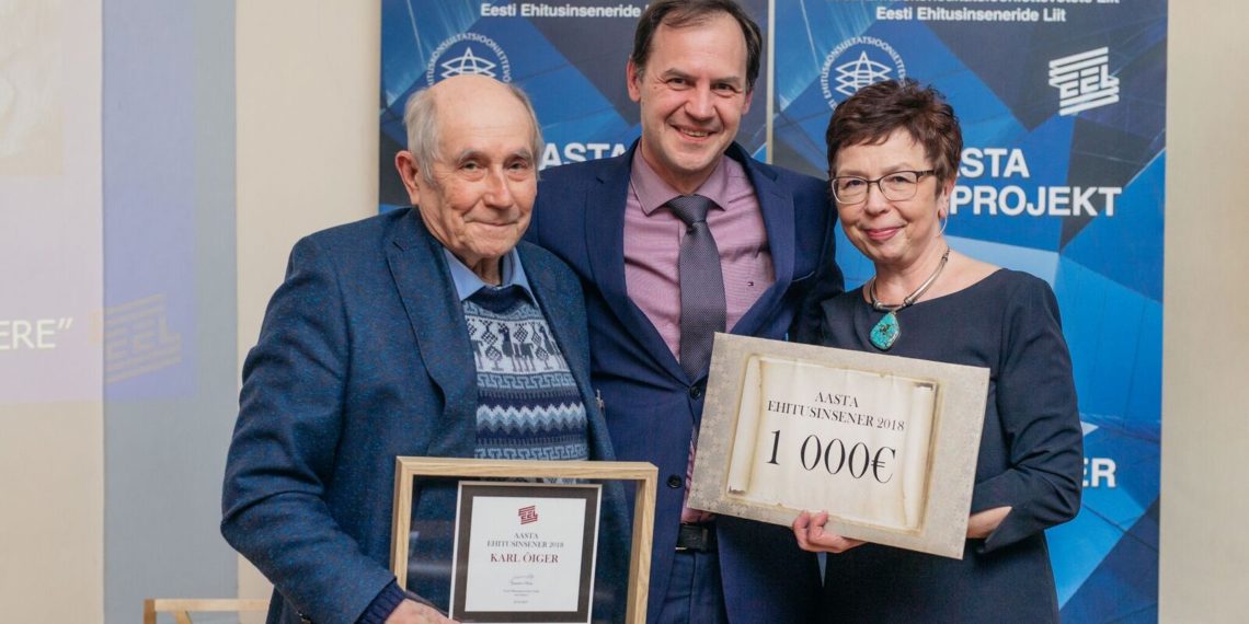 Aasta Ehitusinsener 2018 Karl Õiger. Foto: Raul Mee