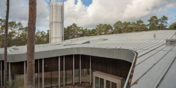 Arvo Pärdi keskus, mis tõi “Aasta ehitaja 2018” tiitli aktsiaseltsi Ehitustrust projektijuhile Jaano Tootsile. Foto: EhitusEst / Jakob Meier.