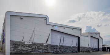 Aasta ehitusprojekt 2019 nominent Kakumäe Haven jahtklubi ja ellinguhoone. Foto: Maris Tomba