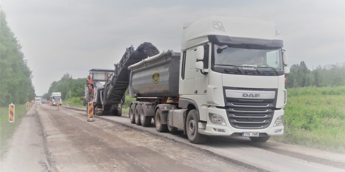 Ringlussevõetud asfalt. Foto: Teede Tehnokeskus