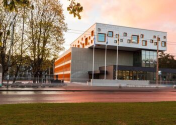 Aasta betoonehitis 2019 kandidaat kultuurikeskus Kaja. Foto: Eesti Betooniühing