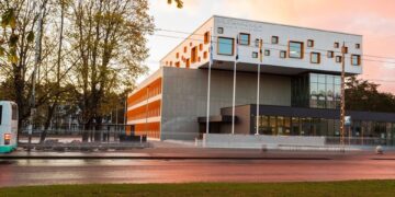 Aasta betoonehitis 2019 kandidaat kultuurikeskus Kaja. Foto: Eesti Betooniühing