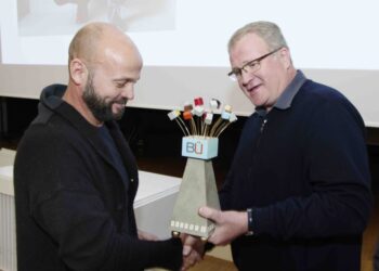 Betoonisõber 2019 Mait Rõõmusaar ja Kalev Ramjalg. Foto: Eesti Betooniühing