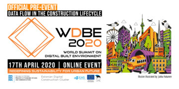 WDBE ehk World Summit on Digital Built Environment eelseminar onlines „Andmevoog ehituse elutsüklis”