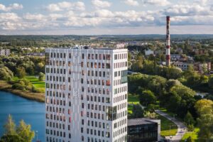 Aasta ehitaja 2020 konkursi kandidaat – Aivar Kullas ettevõttest AS Ehitusfirma Rand ja Tuulberg, Paju 2 büroohoone Tartus.