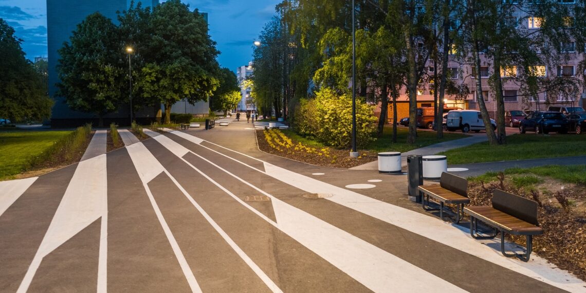 Pae asumi jalakäijate promenaad. Foto: Kaupo Kalda