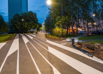 Pae asumi jalakäijate promenaad. Foto: Kaupo Kalda