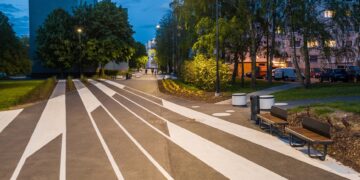Pae asumi jalakäijate promenaad. Foto: Kaupo Kalda