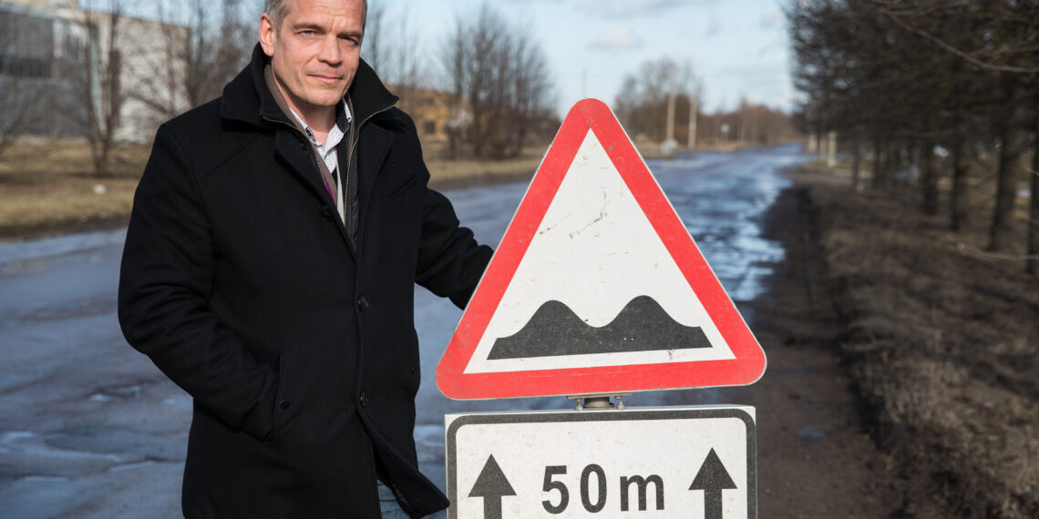 Eesti teed. Eesti Taristuehituse Liidu juhatuse esimees Sven Pertens. Foto: Äripäev / Eiko Kink