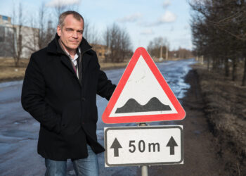 Eesti teed. Eesti Taristuehituse Liidu juhatuse esimees Sven Pertens. Foto: Äripäev / Eiko Kink