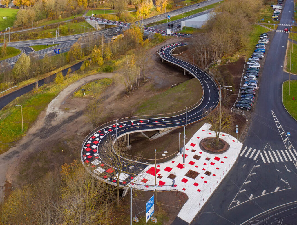 Aasta betoonehitis 2021 kandidaat. Siug sild, Gonsiori ja Majaka t. ühendav kergliiklustee, Lasnamäe, Tallinn