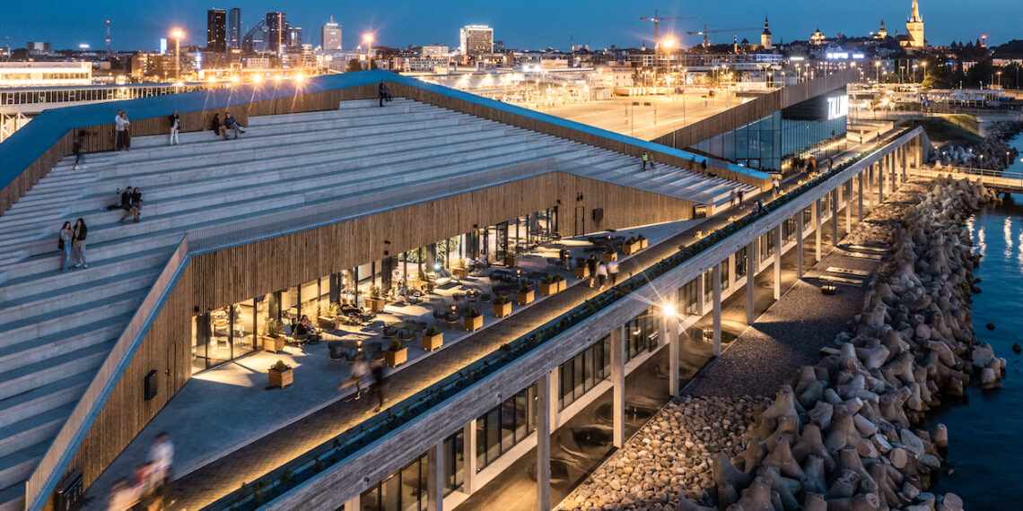 Aasta betoonehitis 2021 kandidaat. Tallinna sadama kruiisiterminal, Logi 4/2, Tallinn. Foto: Kaupo Kalda