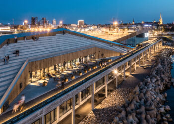 Aasta betoonehitis 2021 kandidaat. Tallinna sadama kruiisiterminal, Logi 4/2, Tallinn. Foto: Kaupo Kalda