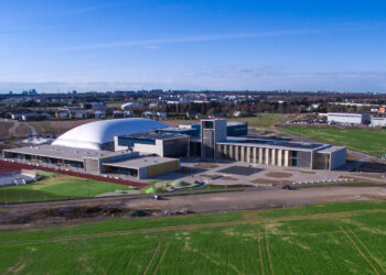 Uued koolihooned said valmis. Kindluse kool on pilkupüüdev maamärk. Foto: aasta ehitusprojekti konkurss