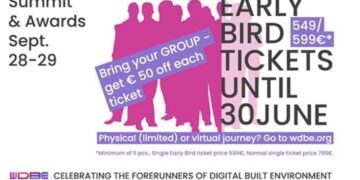 Digiehitusvaldkonna tippkonverents World of Digital Built Enviroment toimub 28. – 29.09.22