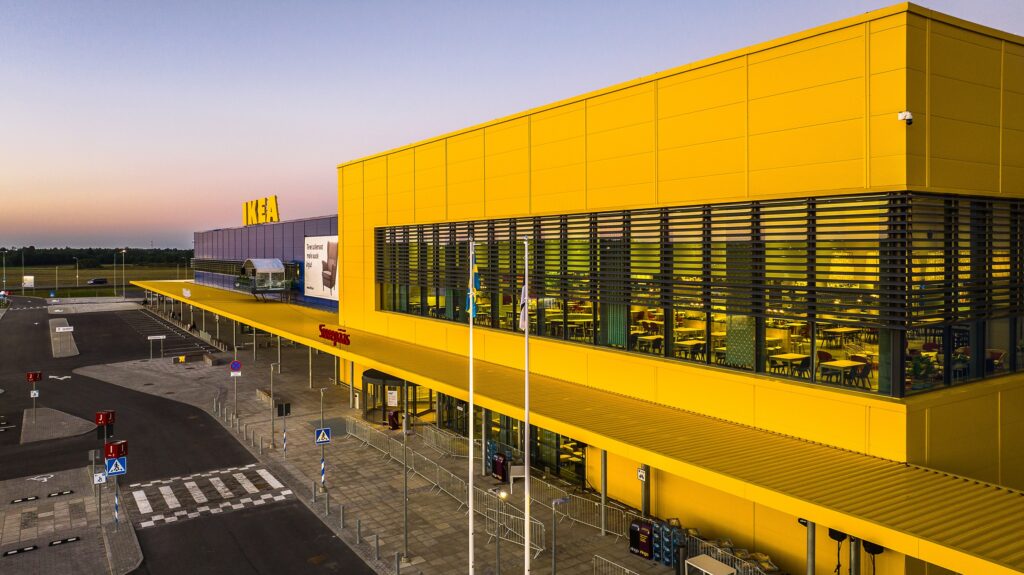 IKEA Tallinna poe enam kui  30 000 ruutmeetri suuruse pinna ehituseks oli aega napilt aasta. Foto: Riho Kirss