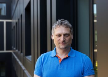 Eesti Ehitusettevõtjate Liidu aasta ehitaja 2022 on Merko Ehitus AS-i projektijuht Taavi Lipp MUBA hoone ehituse eest. Foto: Meeli Küttim