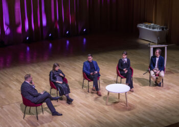 Betoonipäeval sai teoks vestlusring „Elurikkuse arhitektuur“, kus arutleti teljel: elurikkus – tööstus ja ehitus – arhitektuur. Kõne all olid elurikkuse, tööstuse ja arhitektuuri seosed. Foto: Erik Riikoja, Eesti Betooniühing