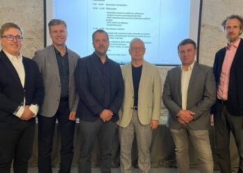 Fotol vasakult Indrek Pappel, Tarvi Kliimask, Priit Kuldsaar, Andres Gailit, Jüri Läll ja Marek Koit. Pildilt puudub Veiko Veskimäe, kes oli samal ajal Pärnu juhtimiskonverentsil, kus ta kuulutati tiitli „Parim juht 2023” võitjaks.