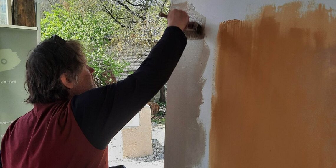 Ökovärvid. Hetk naturaalvärvidega värvimise koolituselt. Foto: Majatohter