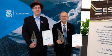 Aadu Lassi inseneripreemia pälvis Taavi Tõnts ja elutööpreemia Enn Raadik. Foto: Jakob Meier/Transpordiamet