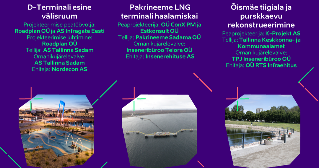 Parima rajatise ehitusprojekti nominendid 2023