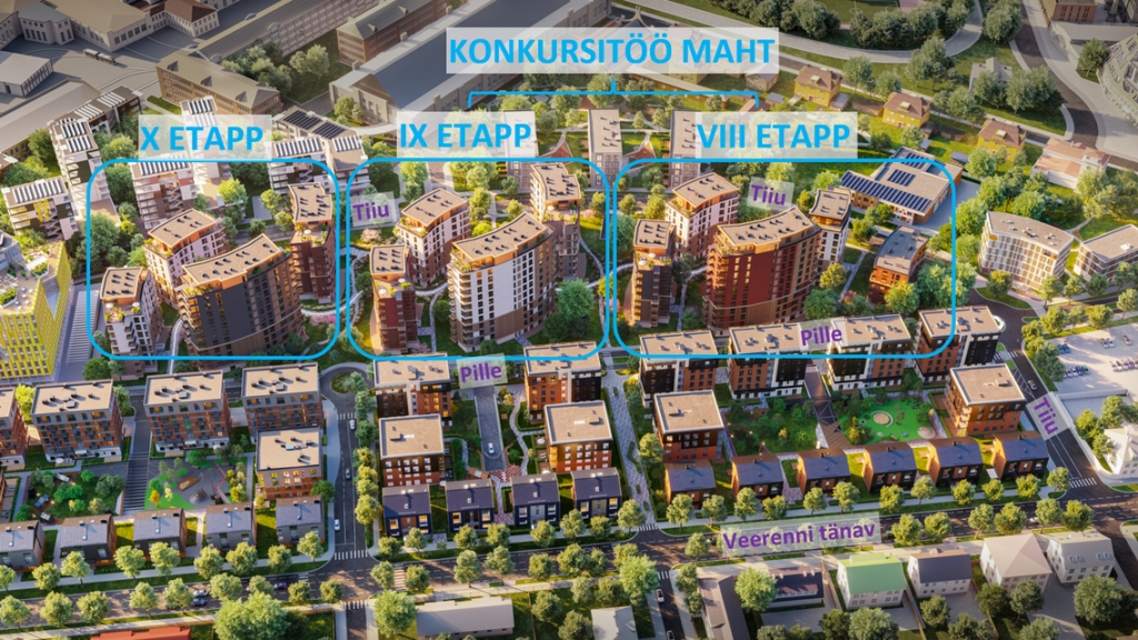 Tekla BIM Awards Estonia 2023 võitja on EstKonsult OÜ projekteeritud Uus-Veerenni kvartali VIII ja IX etapi ehituskonstruktsioonid.