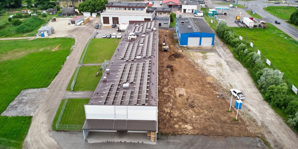 Pagari- ja kondiitritooteid valmistav Rõngu Pagar laiendab tootmist, projekteerija ja ehituse peatöövõtja on Mapri Ehitus. Foto: Jassu Hertsmann