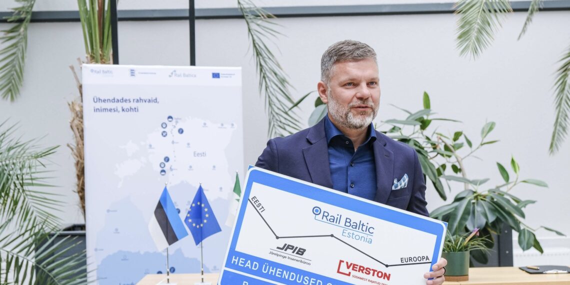 Verstoni juhatuse esimehe Veiko Veskimäe. Foto: Rail Baltic Estonia