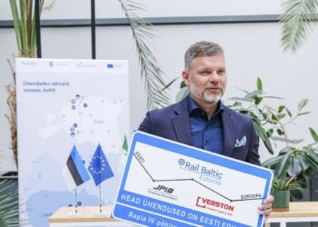 Verstoni juhatuse esimehe Veiko Veskimäe. Foto: Rail Baltic Estonia