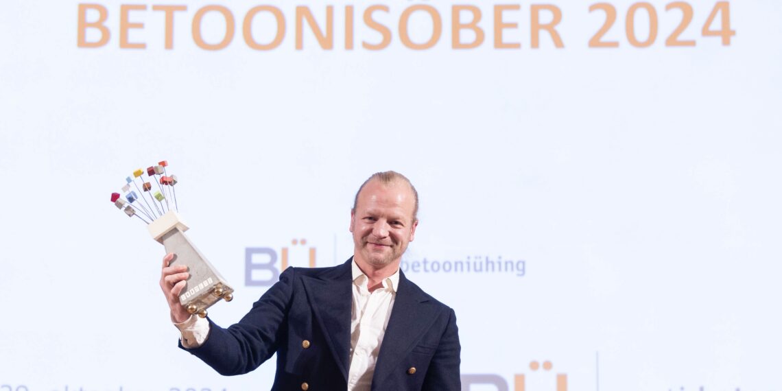 Oliver Soometsale Betoonisõber 2024 auhinna üleandmine Tallinna Tehnikaülikooli aulas 29. okt 2024. Foto: Erik Riikoja, In Nomine