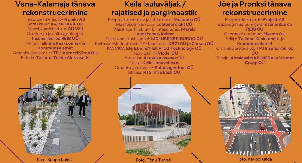 Parima rajatise ehitusprojekti nominendid 2024