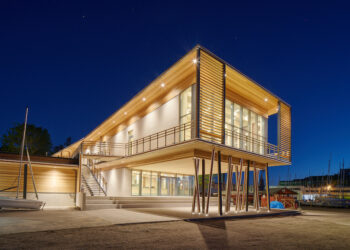 Aasta betoonehitis 2024 konkursi võitja. Kalevi Jahtklubi sadamahoone, Masti 16, Pirita, Tallinn. Foto: Karl Kasepõld