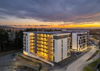 Kodumaja toodetud moodulitest kortermaja. Foto: Kodumaja