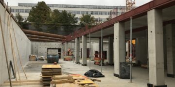 Terminivara: betoonkonstruktsioonid, vaivundamendid. MUBA ehitus. Foto: Merko