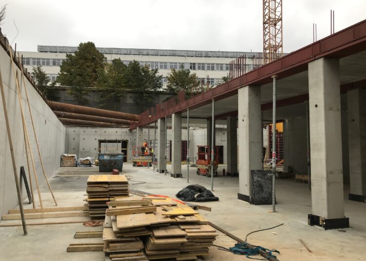 Terminivara: betoonkonstruktsioonid, vaivundamendid. MUBA ehitus. Foto: Merko