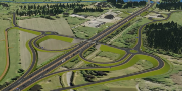 Nurme liiklussõlm. Foto: Transpordiamet