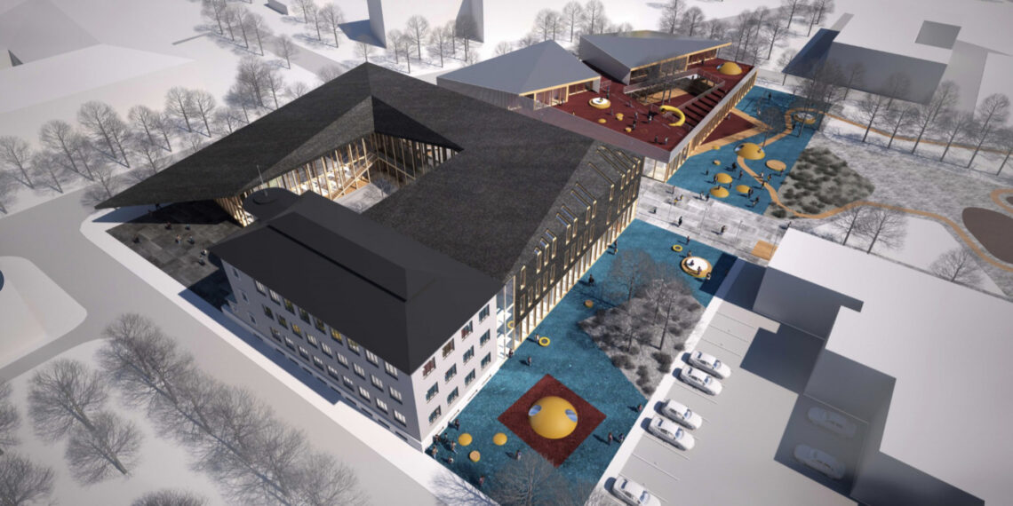 Mulluse parima ehitusprojekti tiitli hoonete kategoorias noppis Narva uus hariduskompleks.