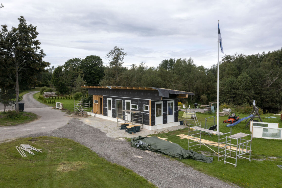 Ehitatakse Eesti esimest kanepibetoonist maja.