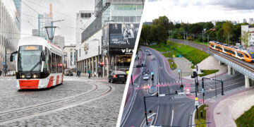 Aasta ehitusprojekti nominendid: Vanasadama trammitee ja Tondi ristmik.