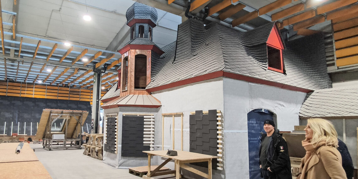 Saksa katusemeistrite keskne koolitus- ja kompetentsikeskus – Bundesbildungszentrum des Deutschen Dachdeckerhandwerks (BBZ). Foto: Erki Loigom